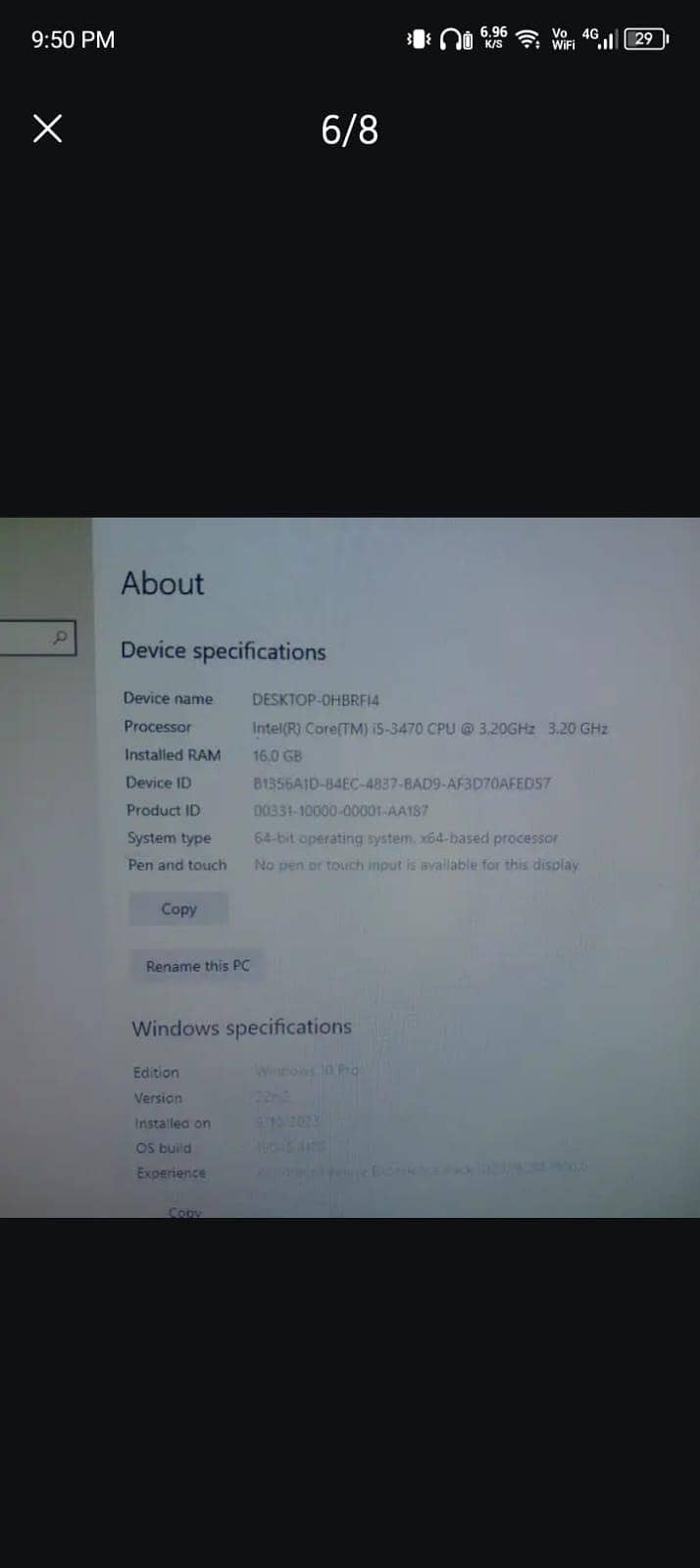 Core i5 3rd gen 5