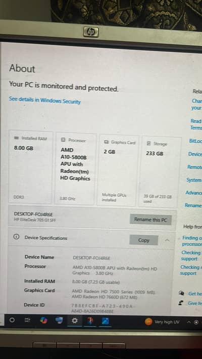 BUDGET GAMING PC AMD A10 5800B 2 GB GRAPHIC CARD