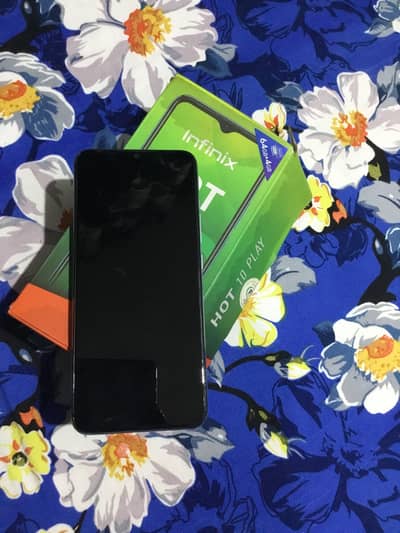 Infinix hot 10 play original phone no open no repaired with box