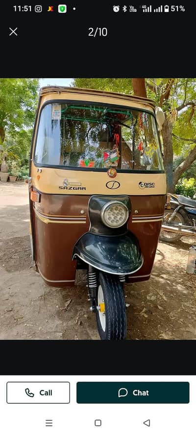 CNG Raksha 19 model  contact number 03120018130 good condition
