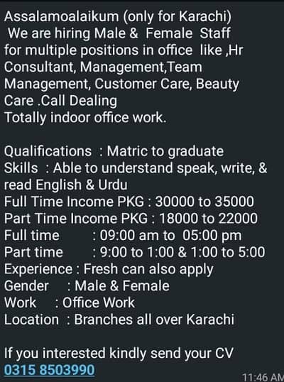 work on beauti care products