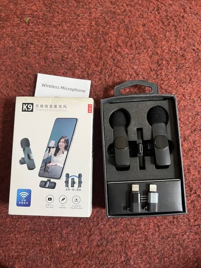 K9 Wireless Microphone for iPhone & Android
