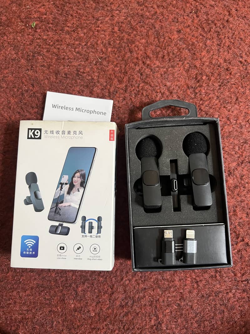 K9 Wireless Microphone for iPhone & Android 0