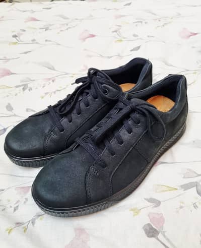 Original ECCO Denmark Leather Sneaker Shoes 46 45  casual semi formal