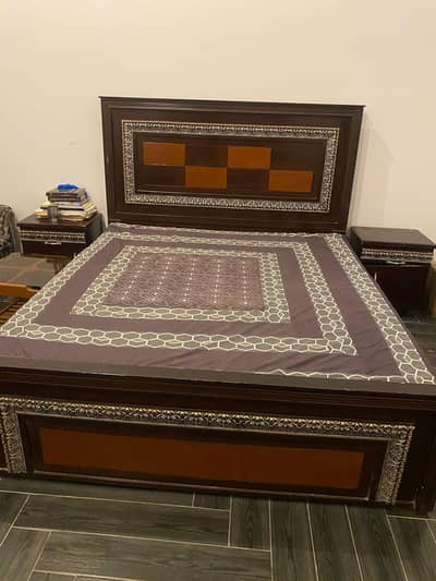 Double Bed And side tables