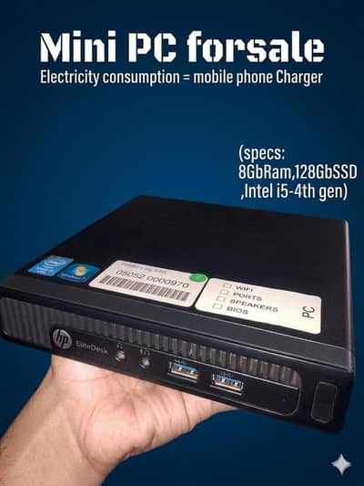 urgent sale,HpElitedesk For sale Mini pc . For students and office use