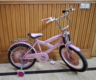 Beautiful Girls Cycle with trainer wheels