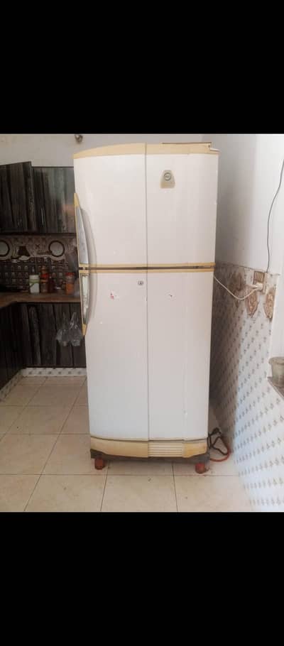 old fridge
