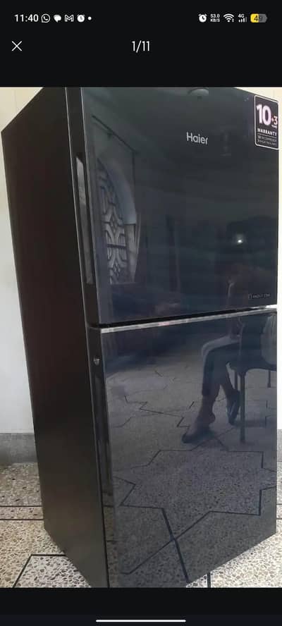 haier HRF-216 EPBA series refrigerator for sale in mint condition