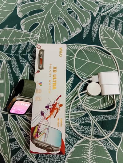 X8 Ultra smart watch, with charger