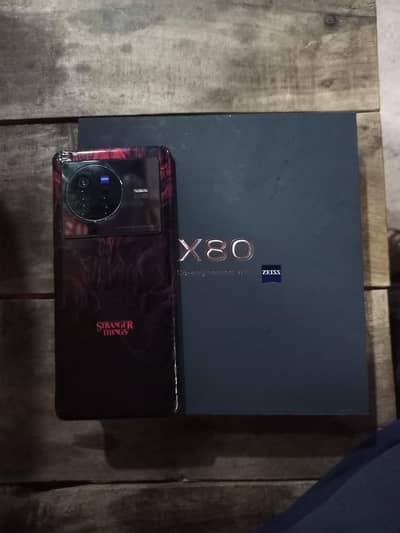 Vivo X80 With box 12/256 Official pta approved