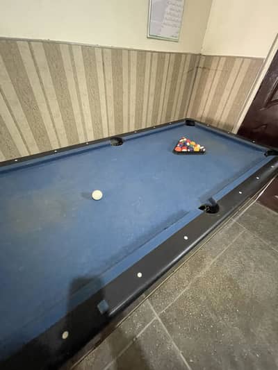 Two In One - Snooker Table & Air Hockey with Complete Equipment