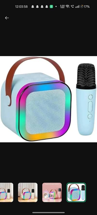 LED Wireless Speaker with Multicolor Glow & Long Battery