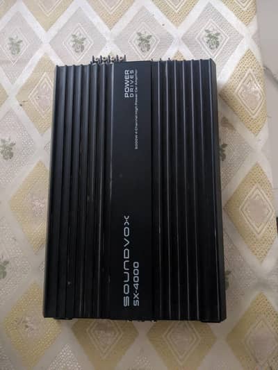 Soundvox 4 channel  High power Car amplifier with pioneer speakers