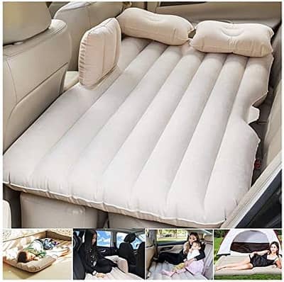 Inflatable Car Air Mattress Back Seat Bed with Air Pump, 03020062817