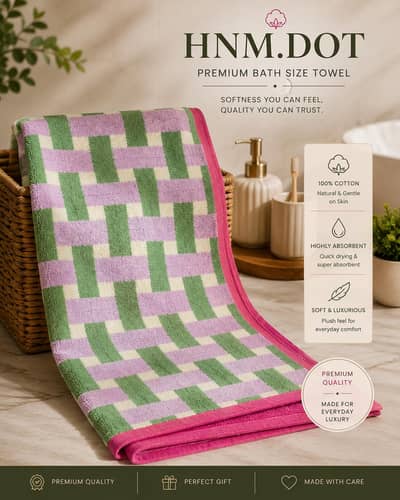 Export Quality Bath size towels