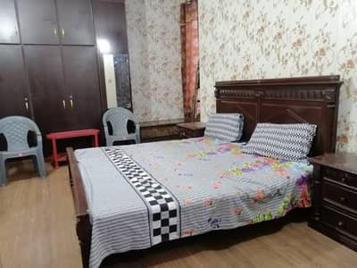 Aman plaza 4th floor fully furnished apartments 1 bad living in Johar town phase 2