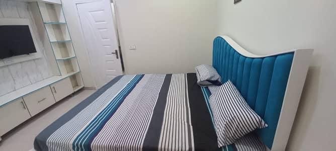 Zam Zam Mall 2nd Floor Fully Furnished Flat 1 Bed With Living Open Kitchen in Johar town phase 2