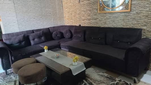 9 seater sofa L shape with 2 seater  setti