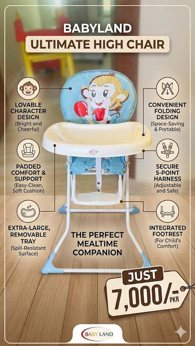 New Tinnies High chair/ baby high chair/kids highchair
