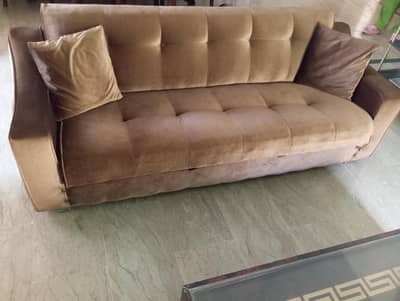 Brown Leather Sofa For Sale