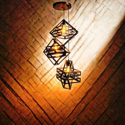 3-in-1 Geo Pendant Lights 