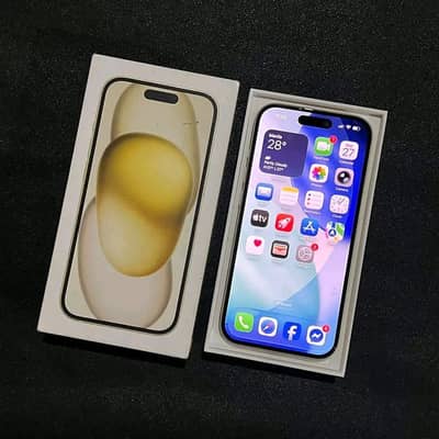 iPhone 15 jv 128gb Complete box 10/10