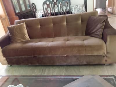 Brown Leather Sofa For Sale