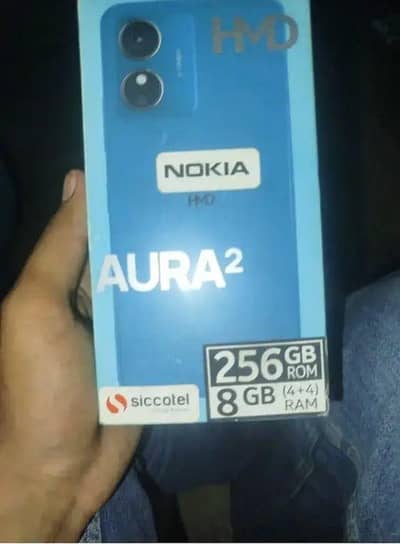 HMD Aura 2 256GB Icey Blue | Box Charger Available