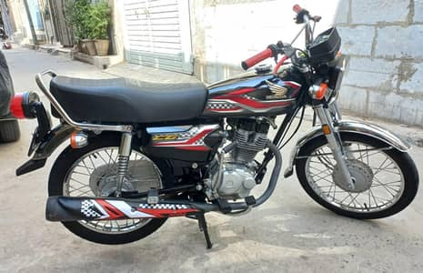 HONDA CG 125 MODEL 2024 BRAND NEW CONDITION TOTAL JANION BIOMETRIC