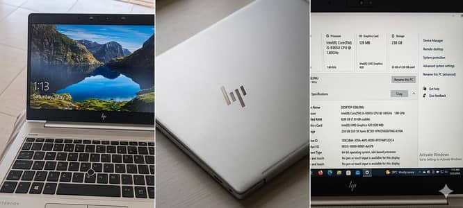 HP core i5 8th generation imported laptop