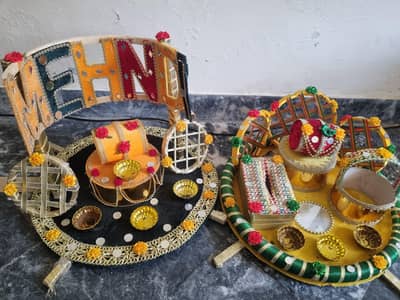 Mehndi Tray  2 piece
