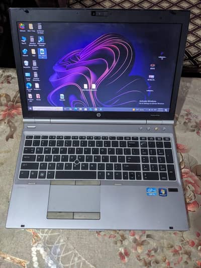 HP EliteBook 8570p Core i5 3rd Gen Laptop | 8GB RAM | 128GB SSD