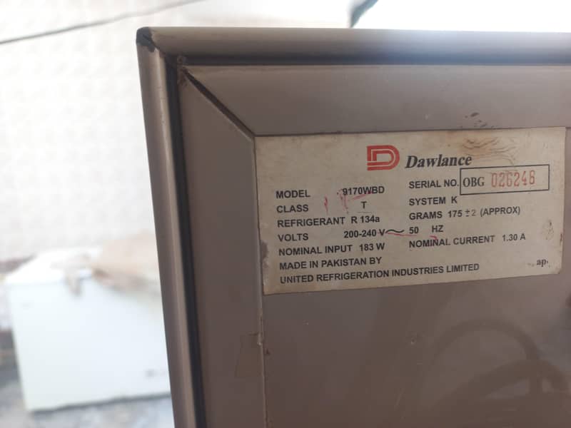 Dawlance refrigerator 7
