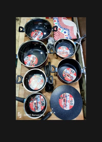 LG Premium Non-Stick Pots & Pans Set 21 Pieces