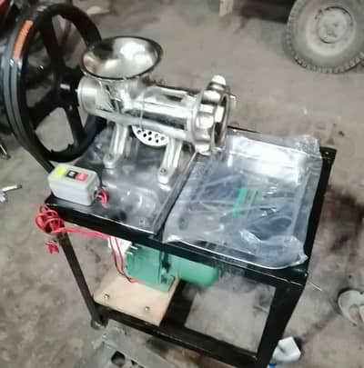Qeema Machine No. 22 with 1/2 HP Copper Winding Motor & Stand