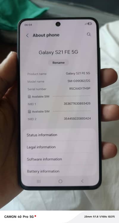 Samsung 21 fe wifi not working panal and camera sale