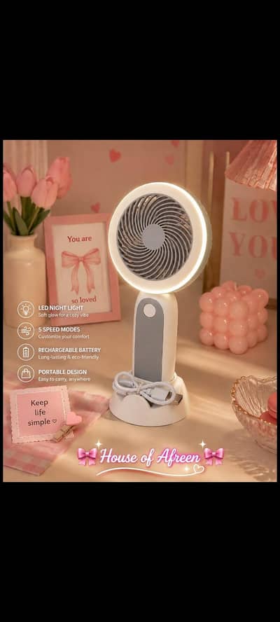 potable mini fan