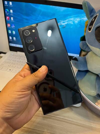 Note 20 ultra 12 -256 No Dot No Shed No line+ pta approved red ad