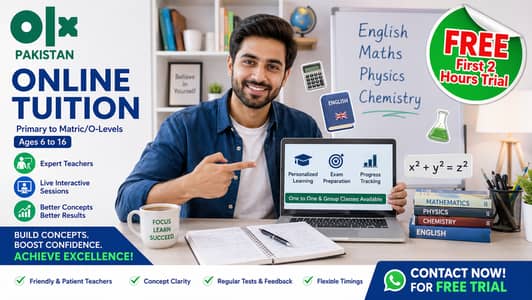 ONLINE TUITION SERVICE – PRIMARY TO MATRICULATION / O-LEVELS
