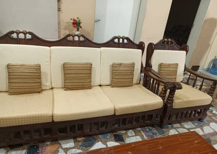 5 Seater pure wooden Sofa
