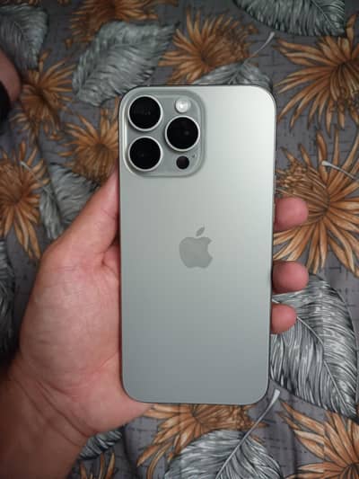 iPhone 16 Pro Max 256GB JV – 100% Battery Health – Natural Titanium