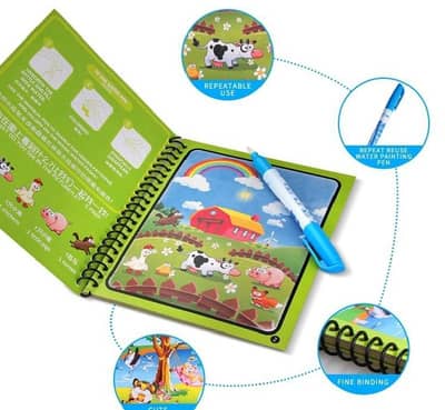 Magic Water Painting Board for Kids with Reusable Pen