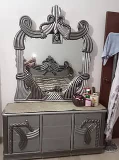 Selling urgent Bed (with foam) and divider for sale in affordable rate