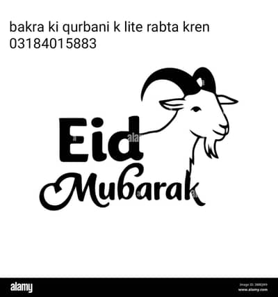 Bakray ki qurbani k lye rabta kren