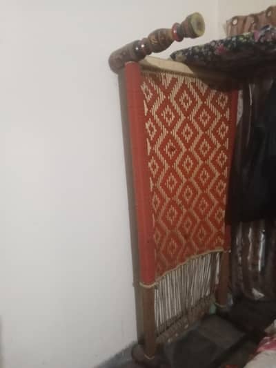 wood charpai
