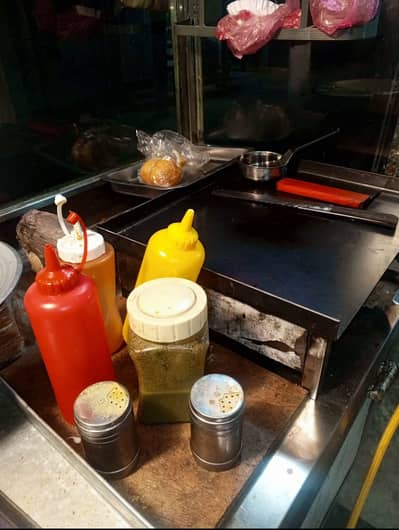 Burger shawarma Counter stainless steel