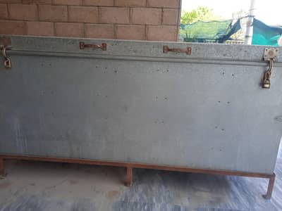 6 Feet Heavy Duty Metal Peti (Steel Trunk / Sandook) with Stand