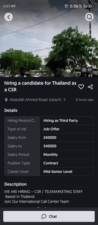 Hiring a CSR For Overseas