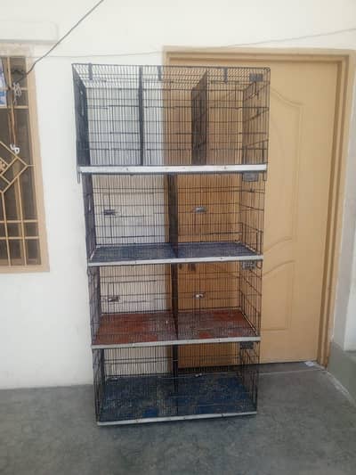 9 portion folding cage